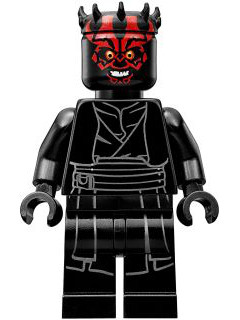 LEGO Minifigure -- Darth Maul, without Cape (75169)-Star Wars / Star Wars Episode 1 -- SW0808 -- Creative Brick Builders